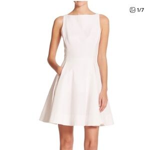 POLO Ralph Lauren skater dress. White